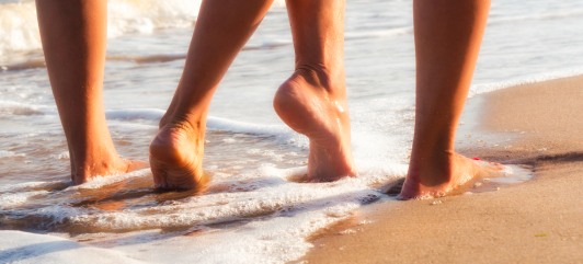fötter strand